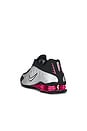 view 3 of 6 Shox R4 Sneaker in Black, Metallic Silver & Pinksicle