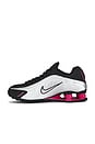 view 5 of 6 Shox R4 Sneaker in Black, Metallic Silver & Pinksicle