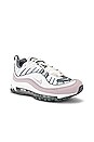 view 2 of 6 Women's Air Max 98 Sneaker in White, Violet & Silver