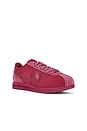 view 2 of 6 Cortez Velvet Lace Sneaker in Sweet Beet, Rush Maroon & Dark Team Red