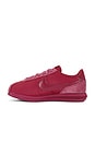 view 5 of 6 Cortez Velvet Lace Sneaker in Sweet Beet, Rush Maroon & Dark Team Red