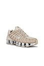 view 2 of 6 Shox TL Sneaker in Cream Ii, Metallic Silver & Black