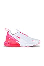 view 1 of 6 Air Max 270 Sneaker in White & Hyper Pink