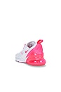 view 3 of 6 Air Max 270 Sneaker in White & Hyper Pink
