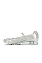 view 6 of 5 SNEAKERINA SHOX Z CALISTRA in Metallic Silver