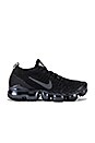 view 1 of 6 Air Vapormax Flyknit 3 Sneaker in Black, Anthracite & Metallic Silver