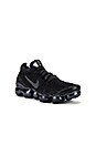 view 2 of 6 Air Vapormax Flyknit 3 Sneaker in Black, Anthracite & Metallic Silver
