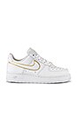 view 1 of 6 Air Force 1 '07 Sneaker in White & Metallic Gold
