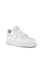 view 2 of 6 Air Force 1 '07 Sneaker in White & Metallic Gold