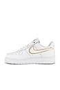 view 5 of 6 Air Force 1 '07 Sneaker in White & Metallic Gold