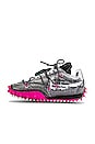 view 5 of 6 SNEAKERS WAFFLE RACER in Black, White & Fuchsia