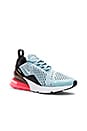 view 2 of 6 Air Max 270 in Ocean Blue, White, Black & Hot Punch