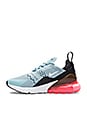 view 4 of 6 Air Max 270 in Ocean Blue, White, Black & Hot Punch