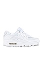 view 1 of 6 Air Max 90 365 Sneaker in White & Wolf Grey