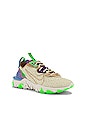 view 2 of 6 React Vision Sneaker in Fossil, Vachetta Tan & Vivid Purple