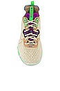 view 4 of 6 React Vision Sneaker in Fossil, Vachetta Tan & Vivid Purple