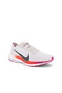 view 2 of 6 Zoom Pegasus Turbo 2 Sneaker in Vast Grey, Smoke Grey & Fire Pink