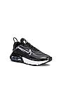view 2 of 6 Air Max 2090 Sneaker in Black, White & Metallic Silver