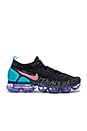 view 1 of 6 Air Vapormax Flyknit 2 Sneaker in Black, Hot Punch & White
