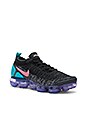 view 2 of 6 Air Vapormax Flyknit 2 Sneaker in Black, Hot Punch & White