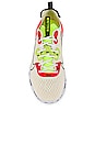 view 5 of 6 NSW React Vision Sneaker in Pale Ivory, Black & Volt