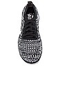 view 4 of 6 Air Vapormax Flyknit 3 Sneaker in Black, White & Metallic Silver