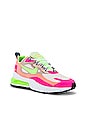 view 2 of 6 Air Max 270 React Sneaker in Barely Rose, Stone Mauve, Bright Spruce, Pink Blast, Atomic Pink & Ghost Green