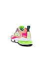 view 3 of 6 Air Max 270 React Sneaker in Barely Rose, Stone Mauve, Bright Spruce, Pink Blast, Atomic Pink & Ghost Green