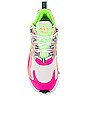 view 4 of 6 Air Max 270 React Sneaker in Barely Rose, Stone Mauve, Bright Spruce, Pink Blast, Atomic Pink & Ghost Green