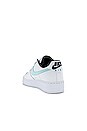 view 3 of 6 Air Force 1 07 LV8 Worldwide Sneaker in White, Blue Fury & Black