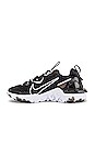 nsw react vision sneaker in summit white & sunset pulse