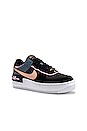 view 2 of 6 AF1 Shadow RTL Sneaker in Black, Metallic Red Bronze, Light Arctic Pink, Claystone Red, Ozone Blue & White