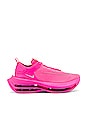view 1 of 6 Zoom Double Stacked Sneaker in Pink Blast & Black