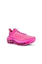 view 2 of 6 Zoom Double Stacked Sneaker in Pink Blast & Black