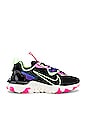 view 1 of 6 NSW React Vision Sneaker in Black, Barely Volt, Royal Pulse, Beyond Pink, Pink Blast & Sail