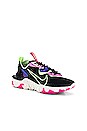 view 2 of 6 NSW React Vision Sneaker in Black, Barely Volt, Royal Pulse, Beyond Pink, Pink Blast & Sail