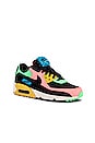 view 2 of 6 Air Max 90 PRM Sneaker in Atomic Pink, Black, Laser Blue, Solar Flare, Illusion Green & Guava Ice