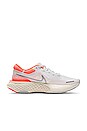 view 1 of 8 ZoomX Invincible Run FK Sneaker in White & Mango