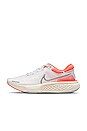 view 5 of 8 ZoomX Invincible Run FK Sneaker in White & Mango