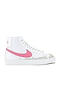 view 1 of 6 ZAPATILLAS DE CAÑA ALTA BLAZER MID 77' in White & Sunset Pulse