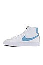 view 5 of 7 SNEAKERS BLAZER MID '77 in White & Obsidian