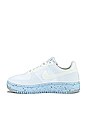 view 5 of 6 Air Force1 Crater Flyknit Sneaker in White, White, & Pure Platinum