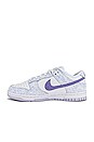 view 5 of 6 Dunk Low OG Sneaker in Purple Pulse & White