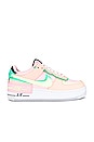view 1 of 6 Air Force 1 Shadow Sneaker in Arctic Punch, Barely Volt, & Crimson Tint