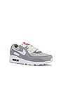 view 2 of 6 Air Max 90 Sneaker in Light Smoke Grey, White, & Summit White