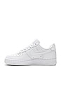 view 5 of 7 Womens Air Force 1 '07 in White & White