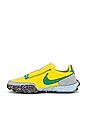 view 5 of 6 Waffle Racer Crater Sneaker in Yellow Strike, Roma Green, & Photon Dust
