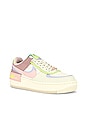 view 2 of 6 Air Force 1 Shadow Sneaker in Cashmere, Pale Coral, & Pure Violet