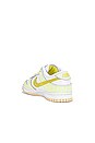 view 3 of 6 Dunk Low OG Sneaker in Yellow Strike & White