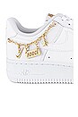 view 8 of 8 SNEAKERS AIR FORCE 1 '07 LX in White, Metallic Gold, & Flat Gold